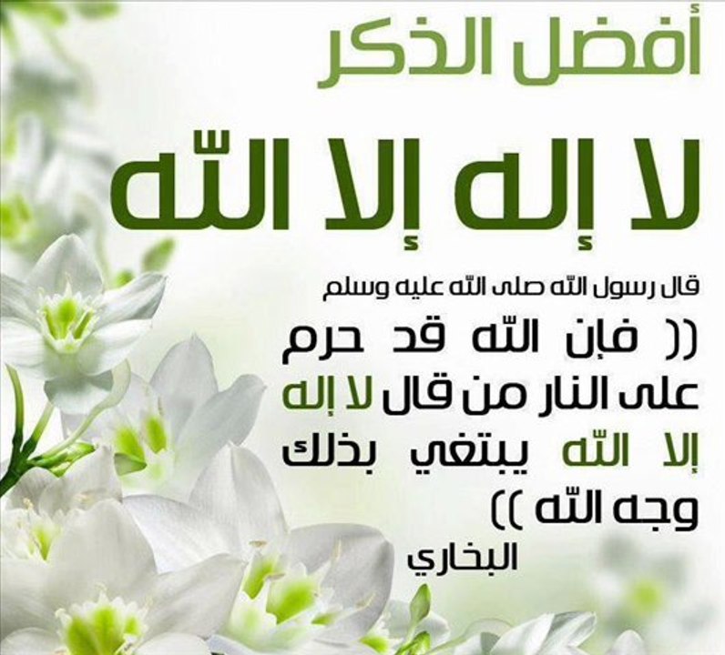حديث عن فضل الذكر