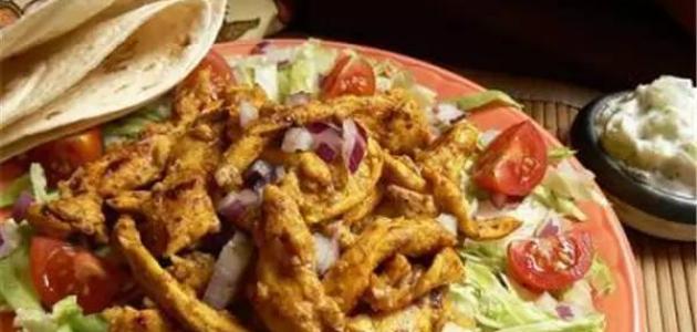 طريقة عمل صينية شاورما