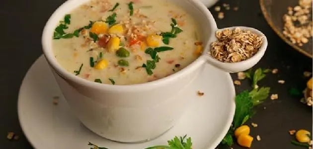 طريقة عمل شوربة الشوفان بالخضار